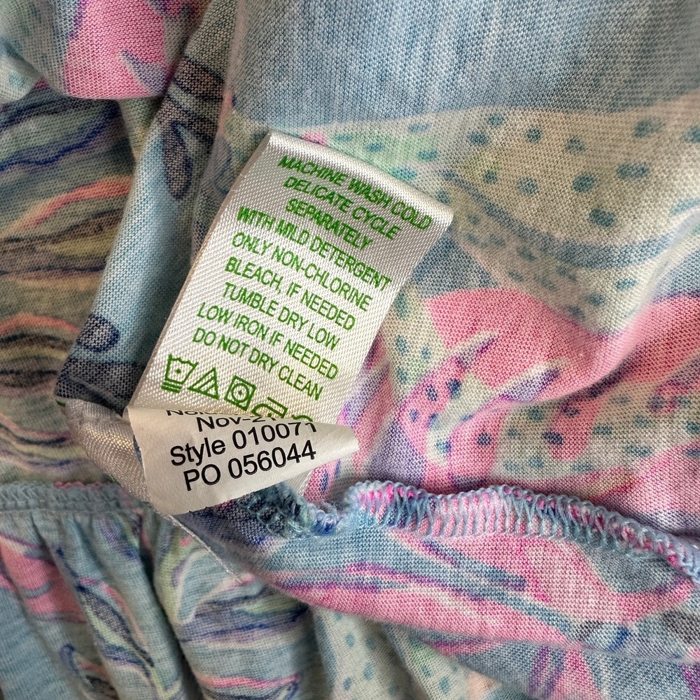 Lilly Pulitzer Mini Geanna Dress LS Multi Splendor In The Sand Girl's XL 12-14 - Picture 13 of 13